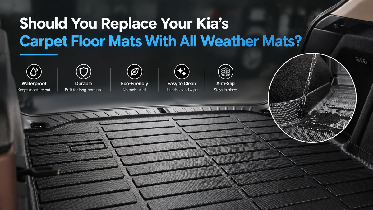 Should You Replace Your Kia's Carpet Floor Mats With All Weather Mats?