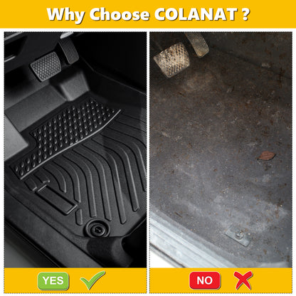 Fit for 2022-2024 Kia Carnival 8 Full Set Floor Mats All Weather Car Mats