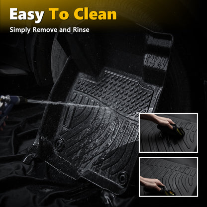 Fit for 2022-2024 Kia Carnival 8 Full Set Floor Mats All Weather Car Mats