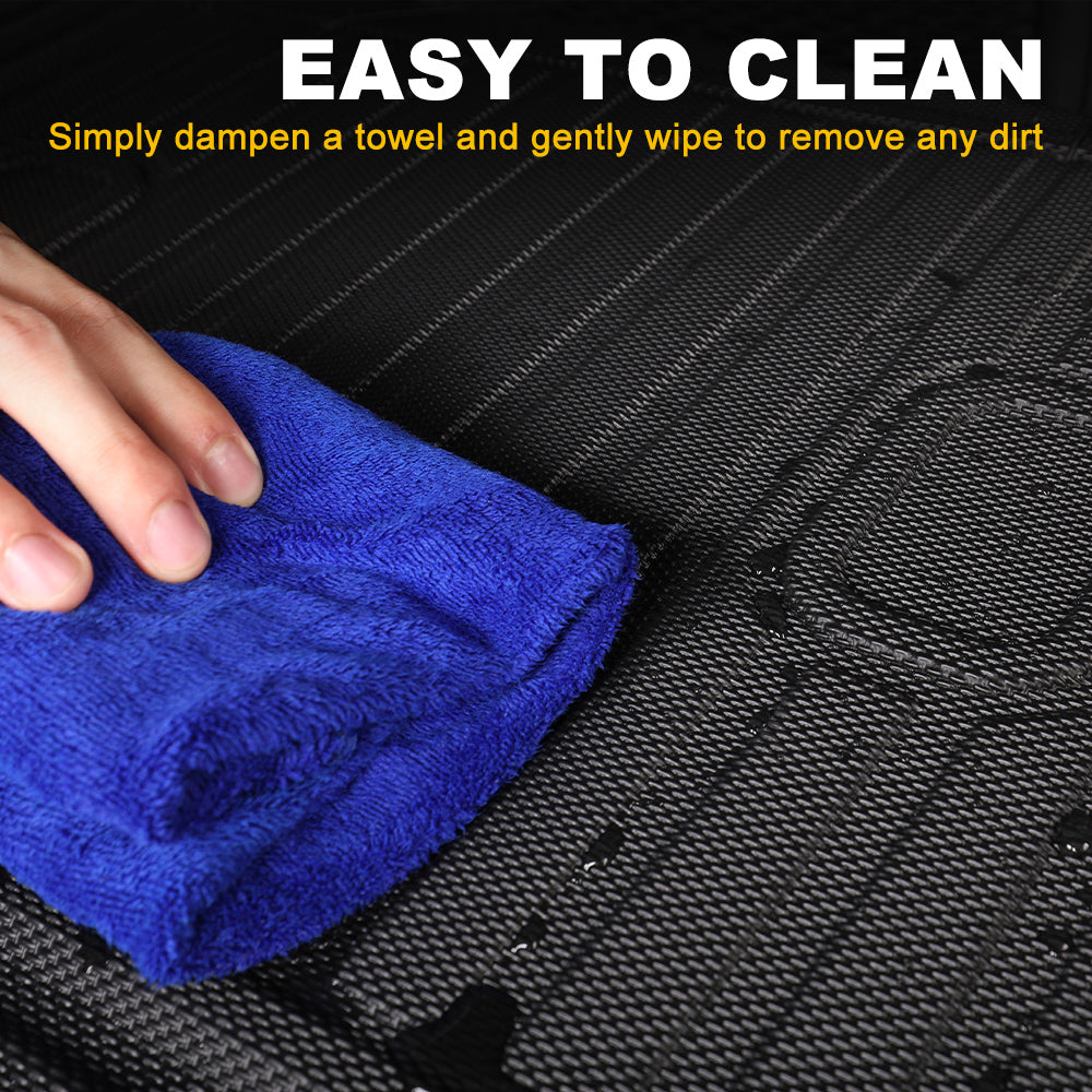 Fit for 2020-2024 Nissan Sentra Full Set Floor Mats | Custom Fit TPE All Weather Liners | Heavy Duty Car Floor Protection