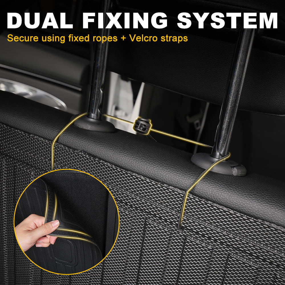 Fit for 2021-2025 Kia Sorento  Hybrid Custom Pattern Full Set Heavy Duty 3 Rows Car Floor Liners Trunk Mat Backrest Cushion