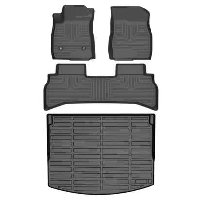 Fit for 2021-2025 Chevrolet Trailblazer FWD Car Mats Full Set TPE All Weather Waterproof Anti-Slip Cargo Liner Trunk Mat
