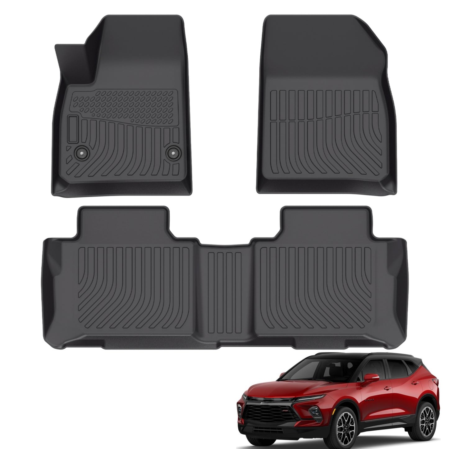 Fit for 2019-2026 Chevrolet Blazer Floor Mats | All Weather TPE Mats