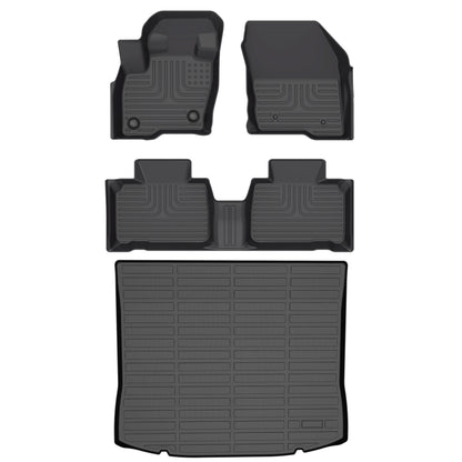 Fit for 2015-2024 Ford Edge Floor Mats – Custom Fit All-Weather TPE Liner | Full Set