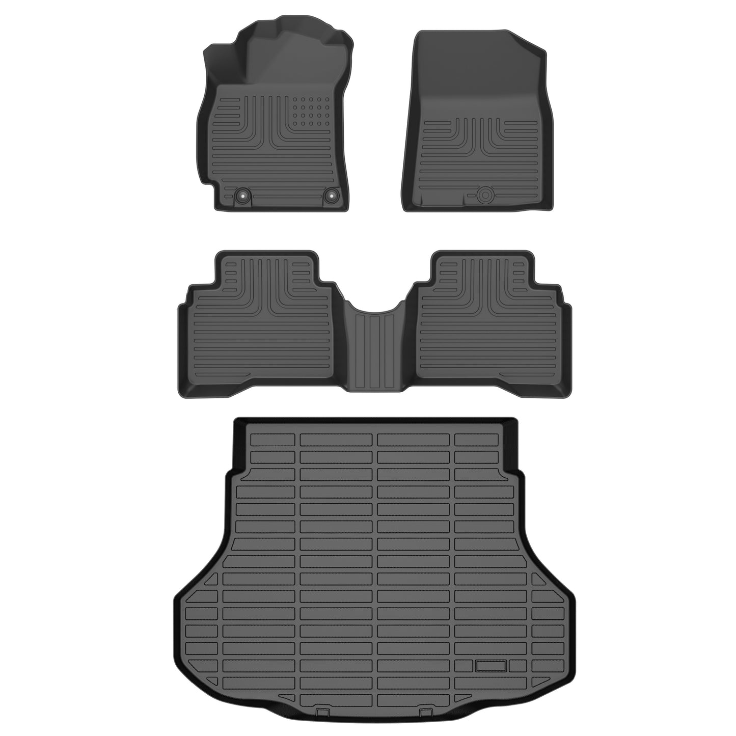 Fit for 2021-2025 Hyundai Elantra Hybrid Floor Mat Full Set Premium Custom-fit Car Floor Liners