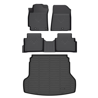 Fit for 2019-2024 Kia Forte Full Set Floor Mats | All-Weather TPE Liners | Custom Fit