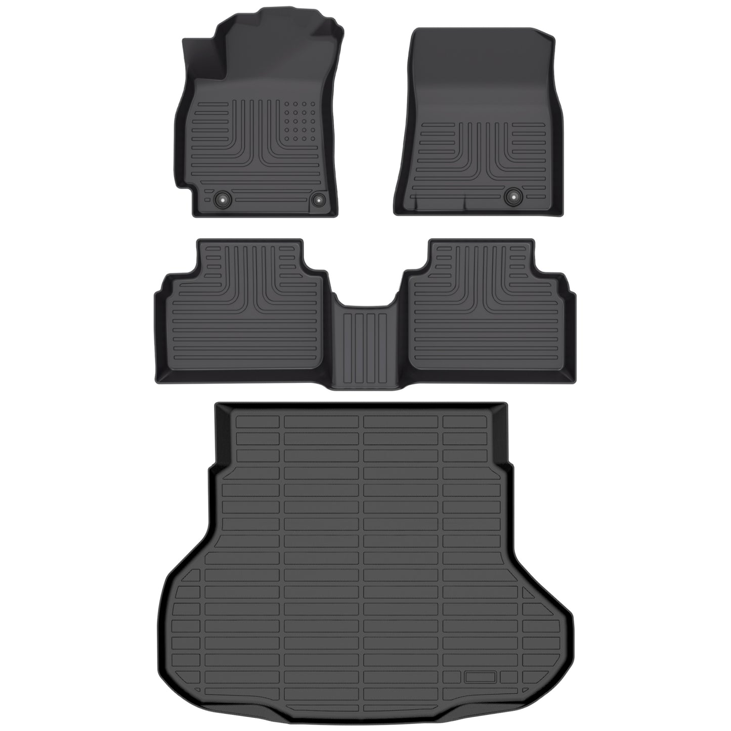 Fit for 2025 Kia K4 Custom Pattern Car Floor Mats Full Set