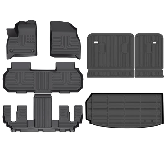 Fit for 2025 Buick Enclave Floor Mats+Cargo Liner+Back Seat Mat Full Set of All Weather Car Mats