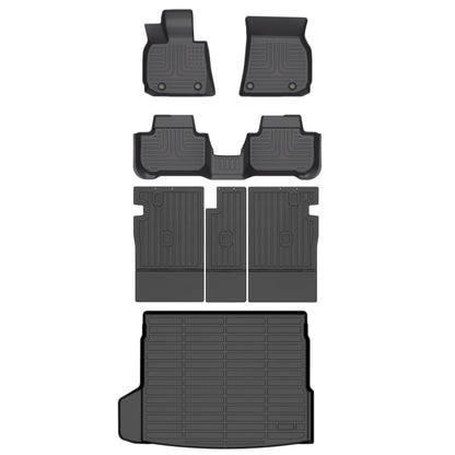 Fit for 2025 BMW X3 All Weather Floor Mats+Trunk Mat+Rear Backrest Mats Full Set of Automotive Floor Mat Accessories