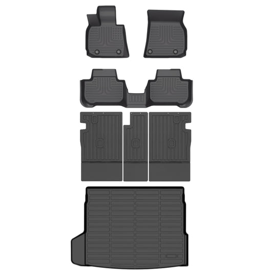 Fit for 2025 BMW X3 All Weather Floor Mats+Trunk Mat+Rear Backrest Mats Full Set of Automotive Floor Mat Accessories