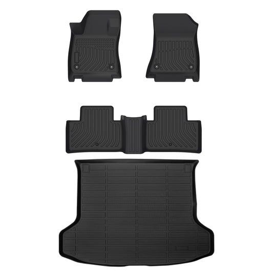 Fit for 2019-2025 Infiniti QX50 Floor Mats Full Set Custom Fit All Weather TPE Liners