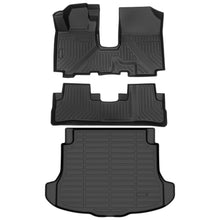 Fit for 2007-2011 Honda CR-V Car Mats Full Set Waterproof Anti-Slip Front & Rear 2nd Seat & Cargo Liner Trunk Mat