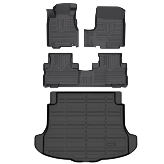 Fit for 2007-2011 Honda CR-V Custom Pattern Car Mats Full Set ，All weather Coverage Car carpet