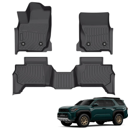 Fit for 2025 Toyota 4Runner Floor Mats | All Weather TPE Mats