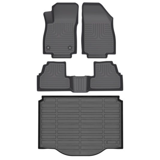 Fit for 2014-2022 Chevrolet Trax Custom Pattern Car Mats Full Set,Fit Front & 2nd Row Floor Liner Set