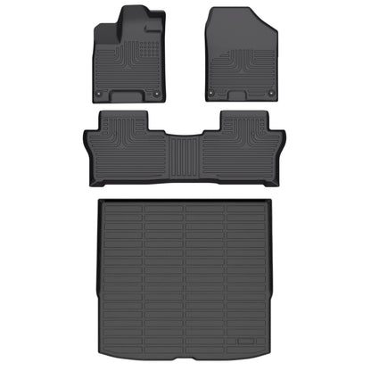 Fit for 2019-2025 Kia Passport Floor Mats Full Set Waterproof TPE Floor Liners