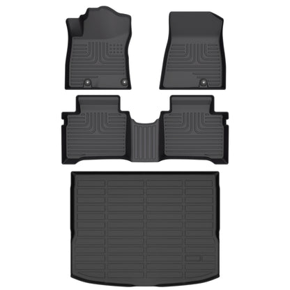 Fit for 2023-2024 Kia Niro Custom Pattern Car Mats Full Set TPE Car Floor Liners Trunk Mat
