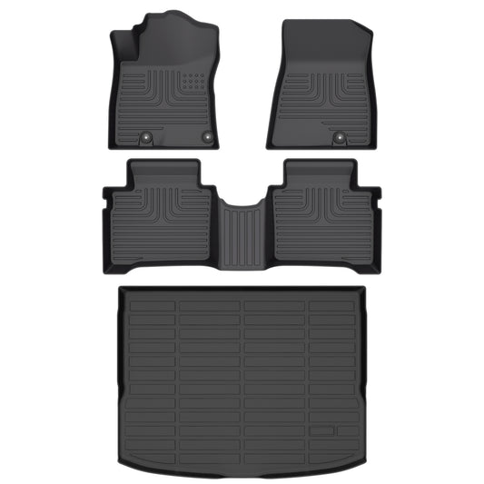 Fit for 2023-2024 Kia Niro Custom Pattern Car Mats Full Set TPE Car Floor Liners Trunk Mat