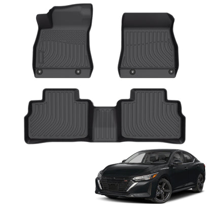 Fit for 2020-2024 Nissan Sentra Floor Mats | All Weather TPE Mats