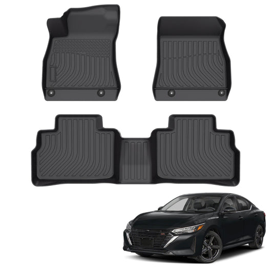 Fit for 2020-2024 Nissan Sentra Floor Mats | All Weather TPE Mats