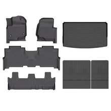 Fit for 2021-2024 Ford Expedition Max Bench 8 Custom Pattern Full Set All Weather Protection 3 Rows Car Floor Liners