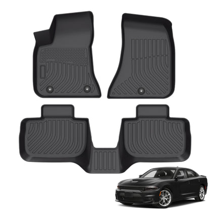 Fit for 2011-2014 Dodge Charger RWD Floor Mats | All Weather TPE Mats