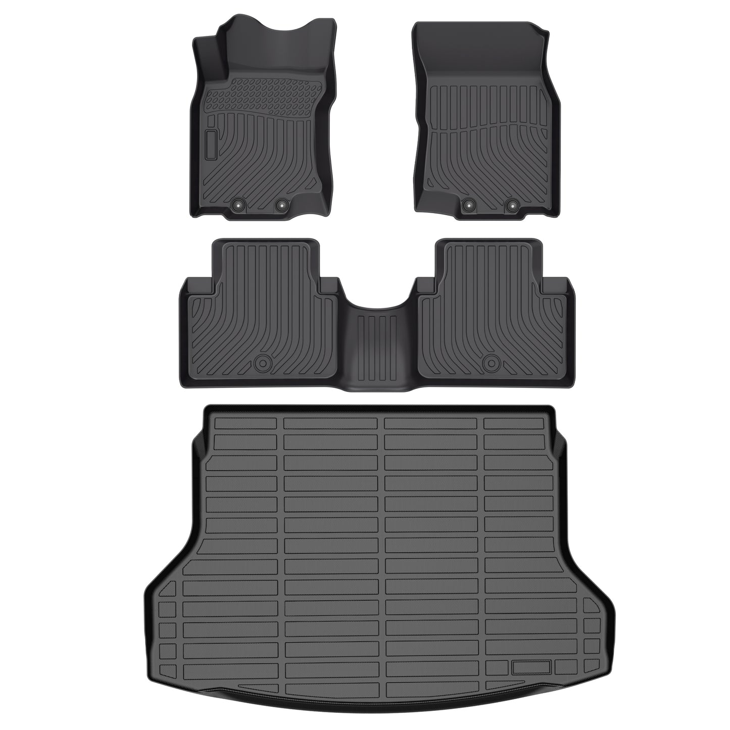 Fit for 2014-2020 Nissan Rogue Full Set Floor Mats All Weather Car Carpets Truck Liner Foot Mats
