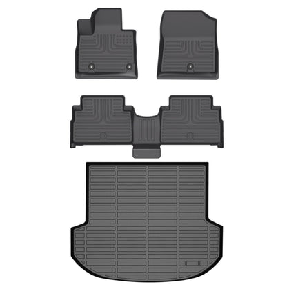 Fit for 2021-2023 Hyundai Santa FE Hybrid Floor Mats Full Set Automotive Liners for Cars Truck SUV