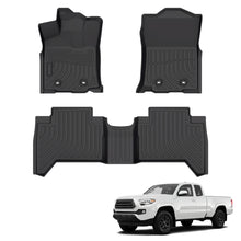 Fit for 2018-2023 Toyota Tacoma Floor Mats | All Weather TPE Mats
