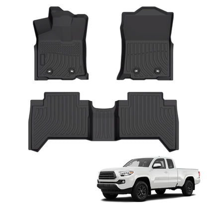 Fit for 2018-2023 Toyota Tacoma Floor Mats | All Weather TPE Mats