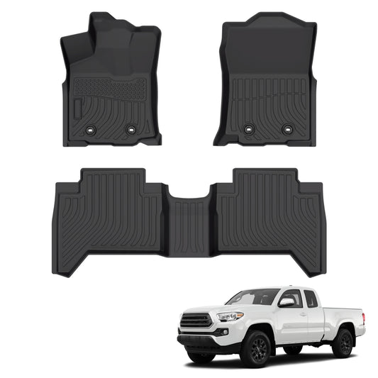 Fit for 2018-2023 Toyota Tacoma Floor Mats | All Weather TPE Mats