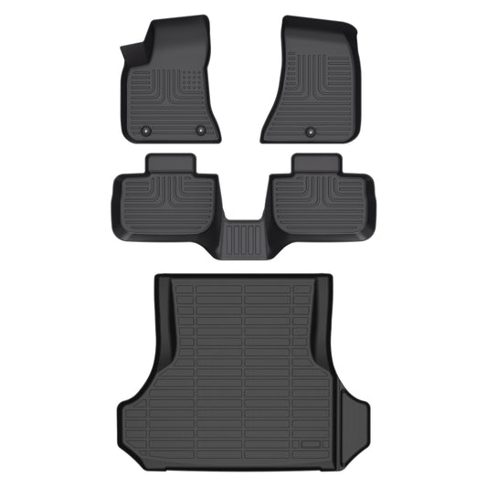 Fit for 2011-2023 RWD Dodge Charger Custom Pattern Car Mats Full Set Odorless Anti-Slip Floor Liners Trunk Mat