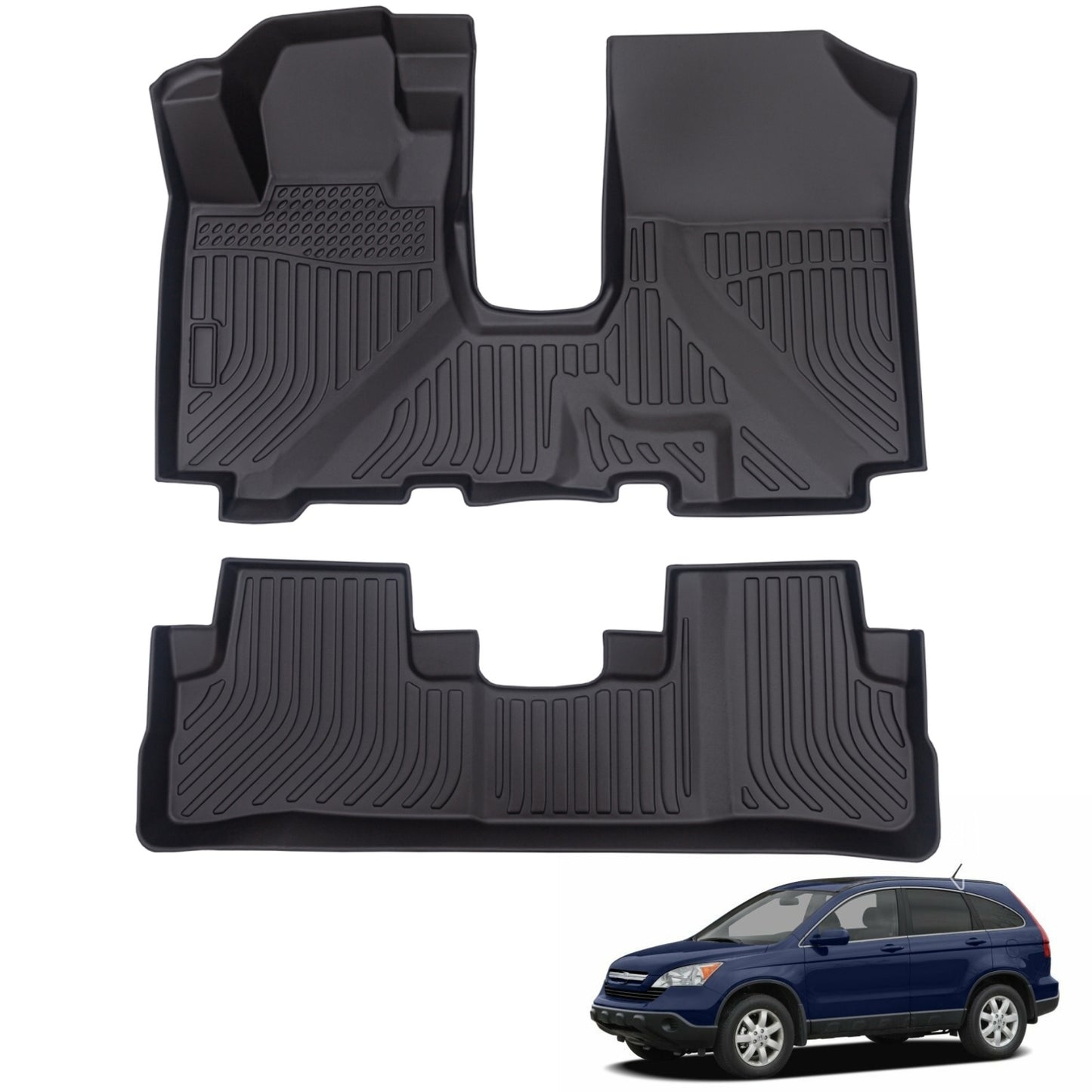 Fit for 2007-2011 Honda CR-V Floor Mats | All Weather TPE Mats