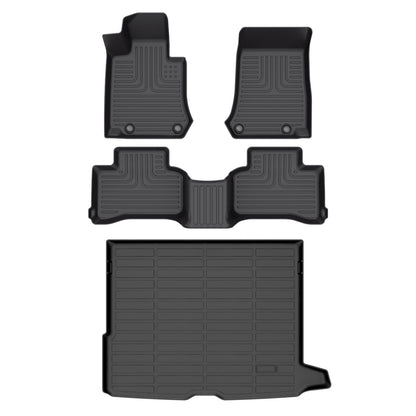 Fit for 2016-2022 Mercedes Benz GLC Full Set Floor Mats | All-Weather TPE Liners | Custom Fit Carpets