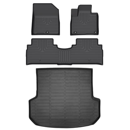 Fit for 2016-2020 Kia Sorento Floor Mats Full Set | Custom Fit All-Weather TPE Cargo Liners