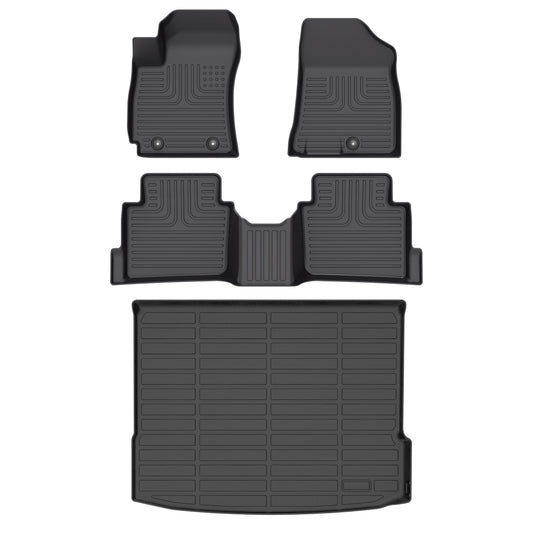 Fit for 2024 Hyundai Kona Custom Pattern Car Mats Full Set Full Interior Protection TPE Car Accessories