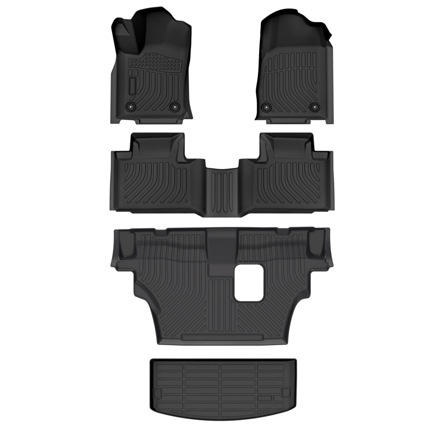 Fit for 2011-2025 Dodge Durango Floor Mats | All Weather TPE Mats