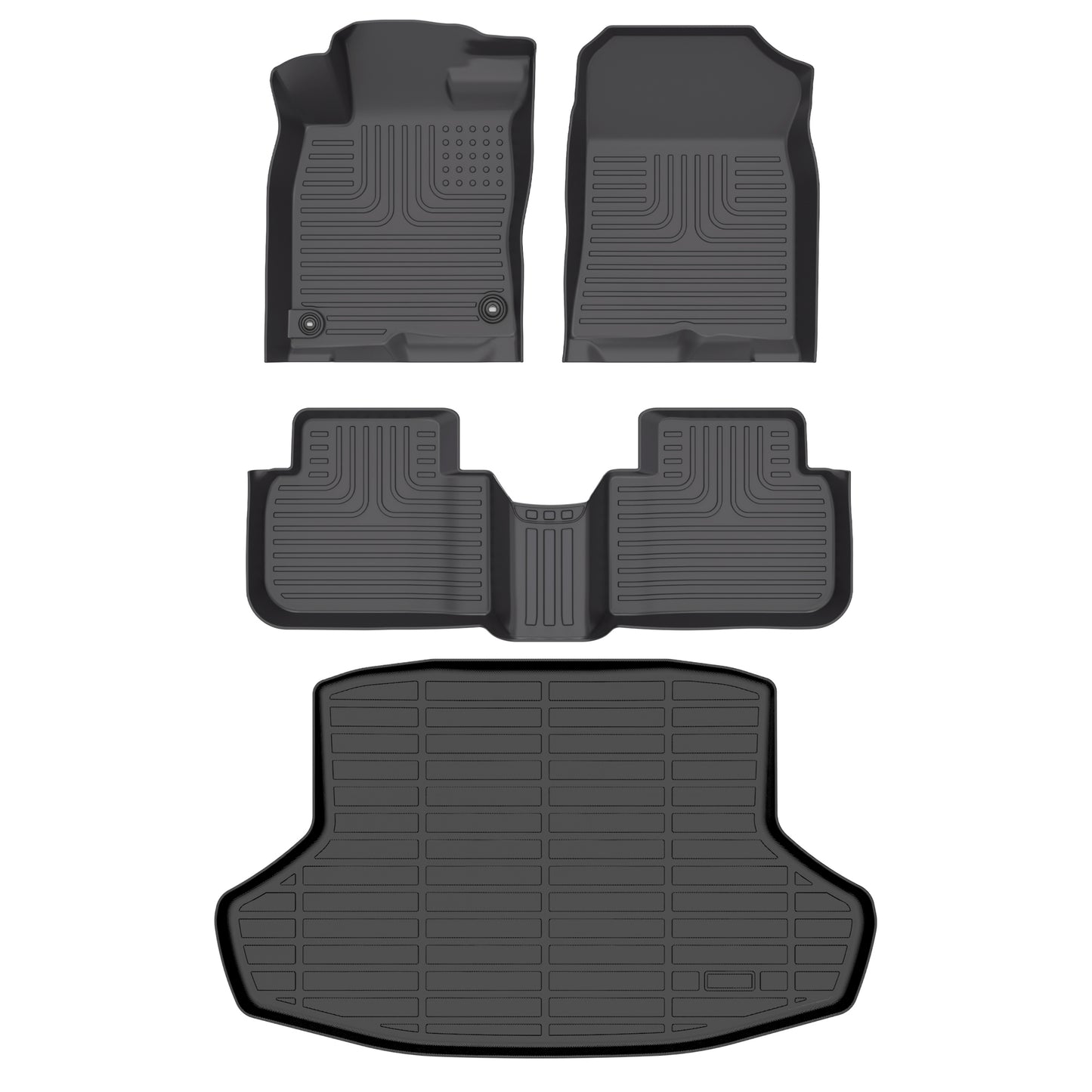 Fit for 2022-2025 Honda Civic Sedan Floor Mat Full Set All Weather Car Floor Mats & Cargo Liner