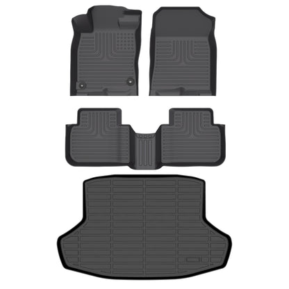 Fit for 2022-2025 Honda Civic Sedan Floor Mat Full Set All Weather Car Floor Mats & Cargo Liner