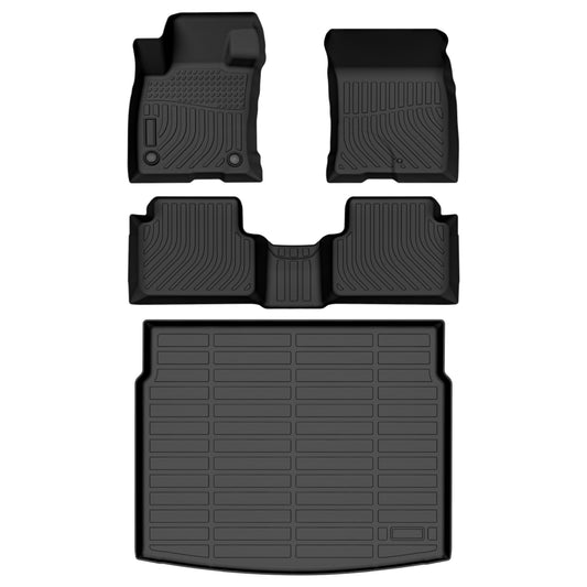 Fit for 2021-2024 Ford Bronco Sport Full Set of Floor Mats All Weather Carpet Trunk Liners