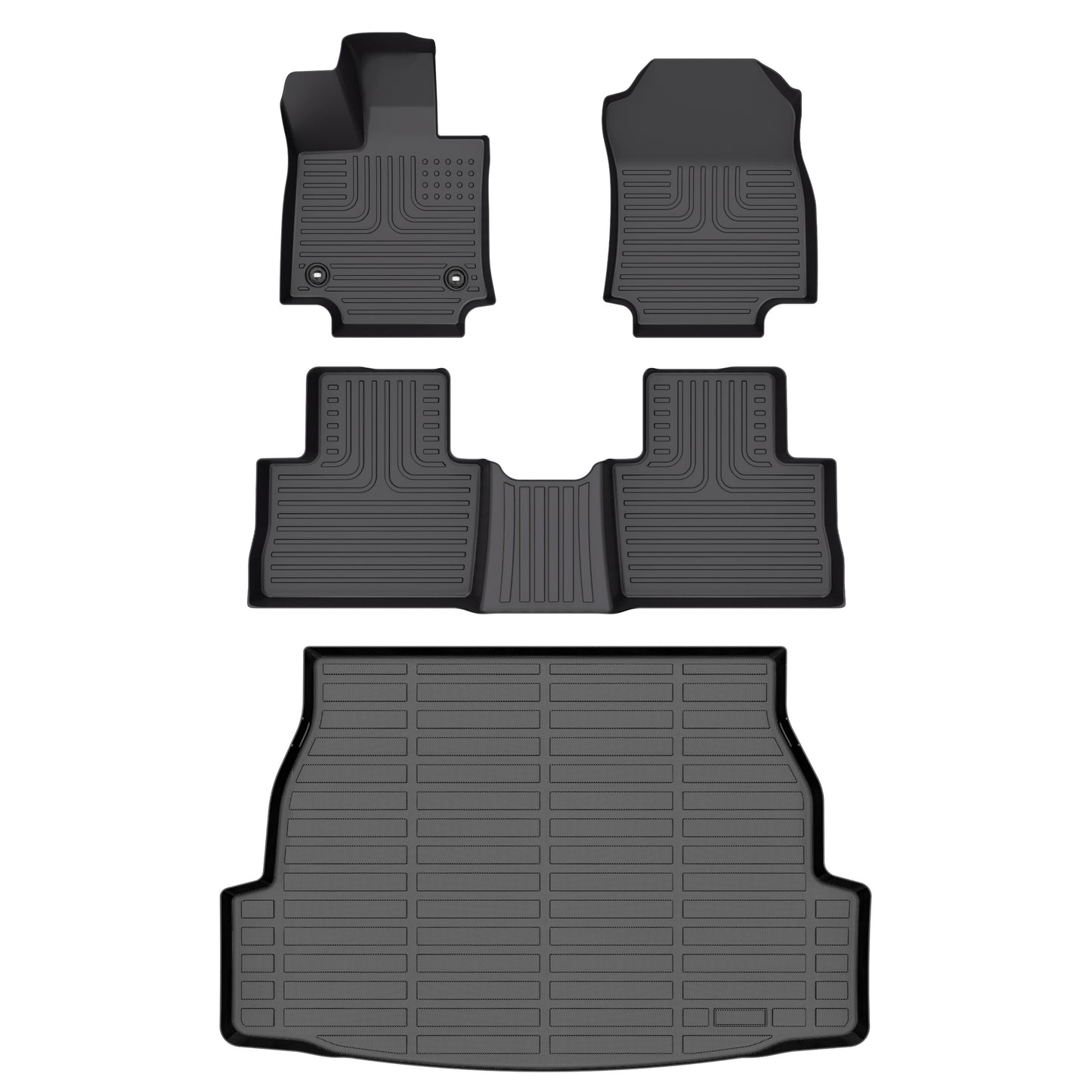 Fit for 2019-2023 Toyota RAV4 Custom Pattern All Weather Car Mats Full Set