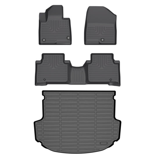 Fit for 2013-2018 Hyundai Santa FE Sport Car Mat Full Set All Weather Car Floor Mats & Cargo Liner
