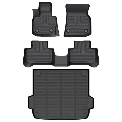 Fit for 2019-2025 BMW X4 Custom Pattern Car Mats Full Set TPE Car Mat ，Rugs fo Trunk Carpet for X4 Automotive Accessories