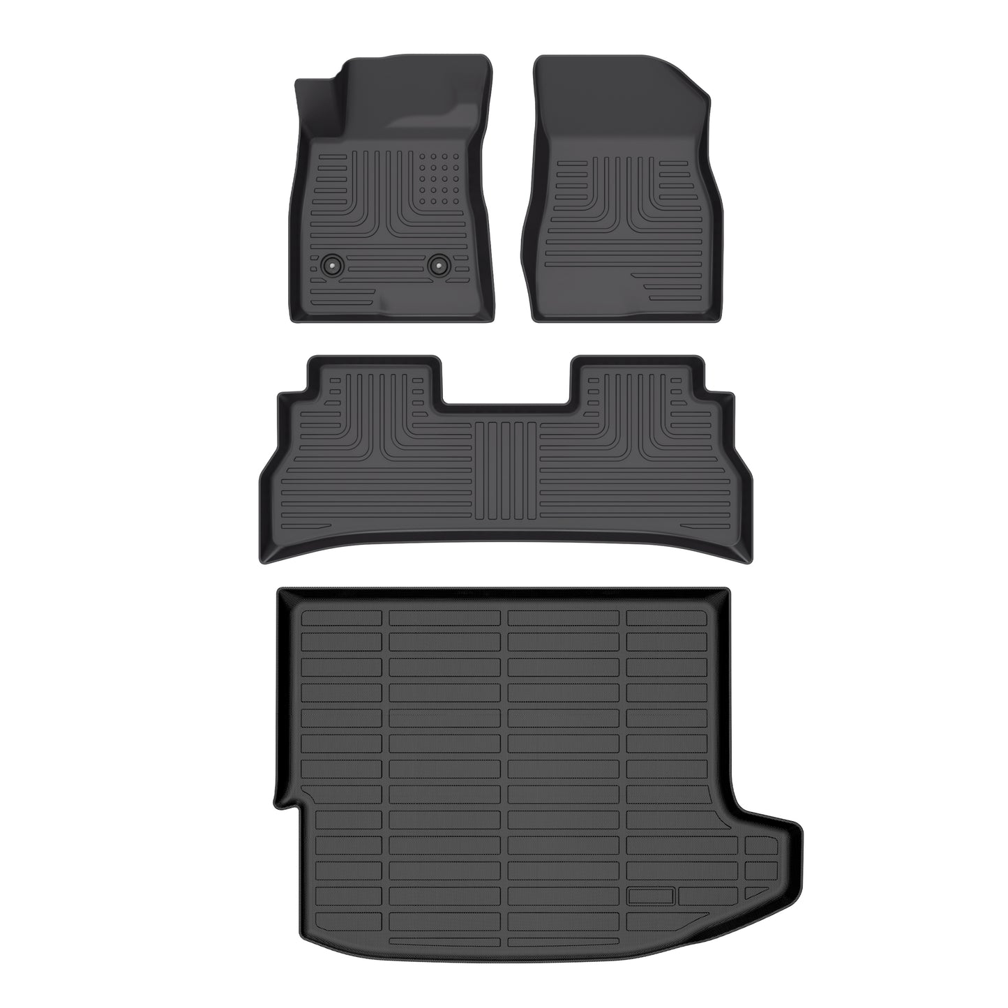 Fit for 2024 Chevrolet Trax Full Set Floor Mats All-weather Mat Car Floor Liner